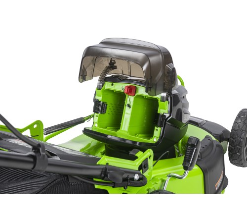 Газонокосилка аккумуляторная Greenworks GC82HPLM51 (1хАКБ 5 Ач и ЗУ)