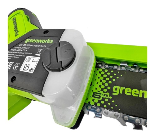 Пила аккумуляторная Greenworks 24V GD24CS15( без АКБ и ЗУ)