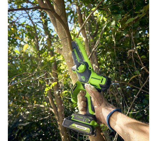 Пила аккумуляторная Greenworks 24V GD24CS15( без АКБ и ЗУ)