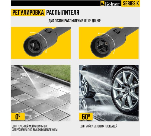 Мойка высокого давления Kolner K110