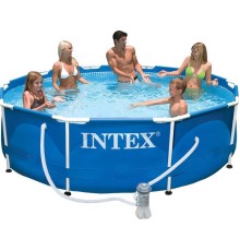 Каркасный бассейн Intex Metal Frame 305х76 (56999/28202)