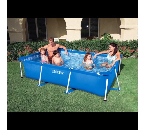 Каркасный бассейн Intex Rectangular Frame 260x160x65 (58980/28271)