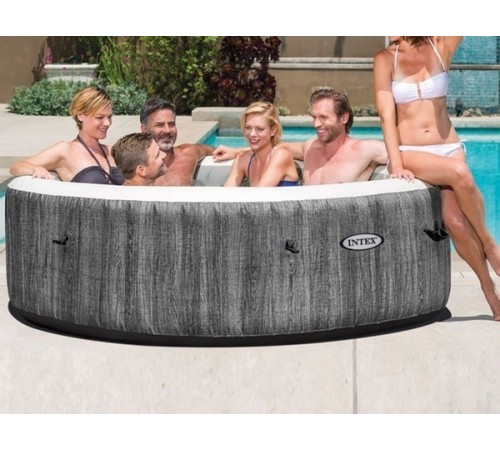 Надувной бассейн Intex Bubble Massage Deluxe 28440 (196x71)