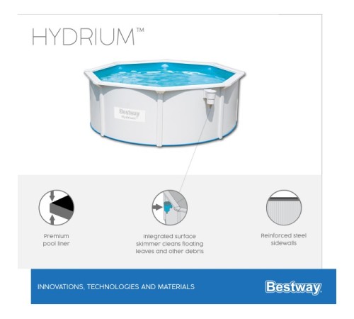 Каркасный бассейн Bestway Hydrium Pool 360x120 [56574]