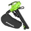 Воздуходувка-пылесос аккумуляторный Greenworks 60V GD60BVII (Без АКБ и ЗУ)