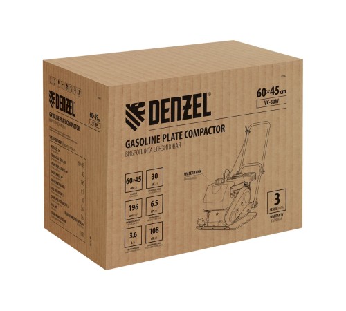 Виброплита Denzel VC-30W