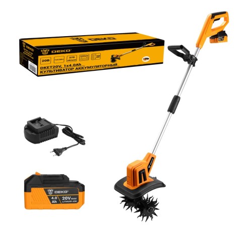Культиватор аккумуляторный Deko DKET20V (АКБ и ЗУ)