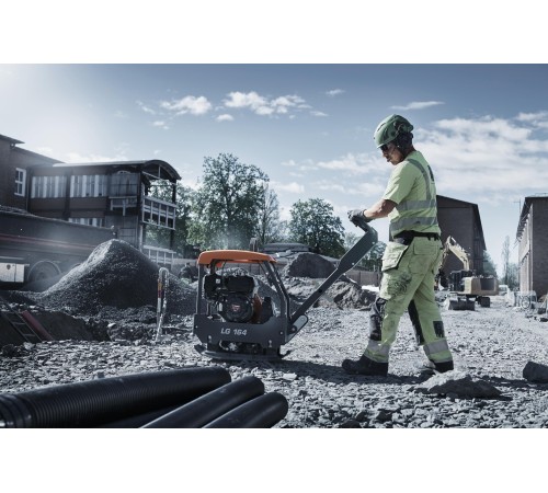 Виброплита реверсивная Husqvarna LG164 Honda