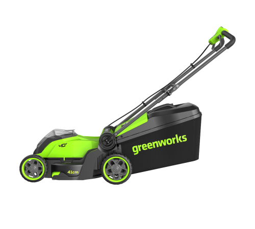 Газонокосилка аккумуляторная Greenworks 40V GD40LM411 (1хАКБ 5Ач и ЗУ)