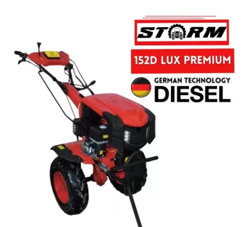 Мотоблок дизельный Storm 152D LUX Premium