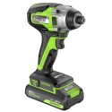 Винтоверт ударный аккумуляторный Greenworks 24V GD24ID3 (1 АКБx2Ач и ЗУ)