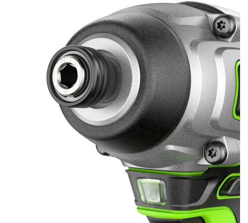 Винтоверт ударный аккумуляторный Greenworks 24V GD24ID3 (1 АКБx2Ач и ЗУ)