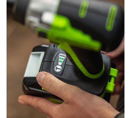 Винтоверт ударный аккумуляторный Greenworks 24V GD24ID3 (1 АКБx4Ач и ЗУ)