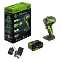 Гайковерт ударный аккумуляторный  Greenworks 24V G24IW200 (1АКБх4Ач и ЗУ)