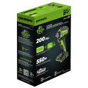 Гайковерт ударный аккумуляторный  Greenworks 24V G24IW200 (1АКБх4Ач и ЗУ)