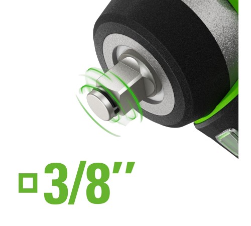 Гайковерт ударный аккумуляторный Greenworks 24V G24IW200 (1 АКБх2Ач и ЗУ)