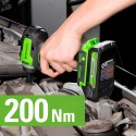 Гайковерт ударный аккумуляторный Greenworks 24V G24IW200 (1 АКБх2Ач и ЗУ)