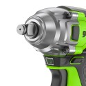Гайковерт ударный аккумуляторный Greenworks 24V GD24IW400 (1АКБх4Ач и ЗУ)