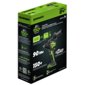 Дрель-шуруповерт аккумуляторная  Greenworks 24V GD24DD90 (2хАКБ 4Ач и ЗУ)