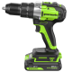 Дрель-шуруповерт ударная аккумуляторная Greenworks 24V GD24DD60 (1хАКБ 2Ач и ЗУ)