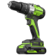 Дрель-шуруповерт ударная аккумуляторная Greenworks 24V GD24DD60 (2хАКБ 2Ач и ЗУ)