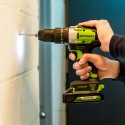 Дрель-шуруповерт ударная аккумуляторная Greenworks 24V GD24DD60 (2хАКБ 2Ач и ЗУ)
