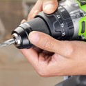 Дрель-шуруповерт ударная аккумуляторная Greenworks 24V GD24DD140 (2хАКБ 4Ач и ЗУ)