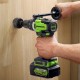 Дрель-шуруповерт ударная аккумуляторная Greenworks 24V GD24DD140 (2хАКБ 4Ач и ЗУ)