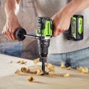 Дрель-шуруповерт ударная аккумуляторная Greenworks 24V GD24DD140 (2хАКБ 4Ач и ЗУ)