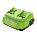 Ультрабыстрое двойное зарядное устройство  Greenworks 24V G24X2C8 8A
