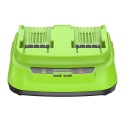 Ультрабыстрое двойное зарядное устройство  Greenworks 24V G24X2C8 8A