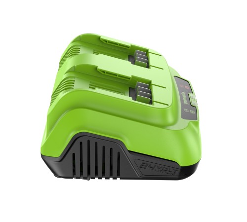 Ультрабыстрое двойное зарядное устройство  Greenworks 24V G24X2C8 8A