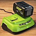 Ультрабыстрое двойное зарядное устройство  Greenworks 24V G24X2C8 8A