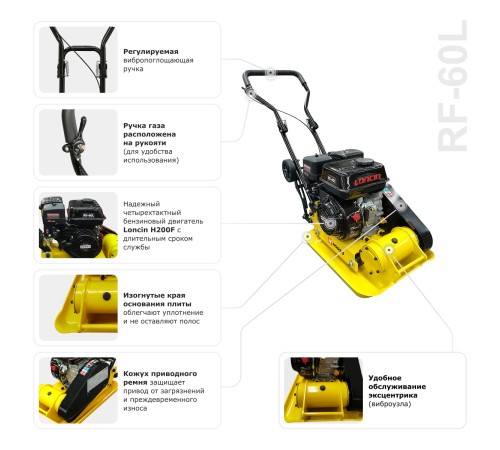 Виброплита NORSU RF-60L