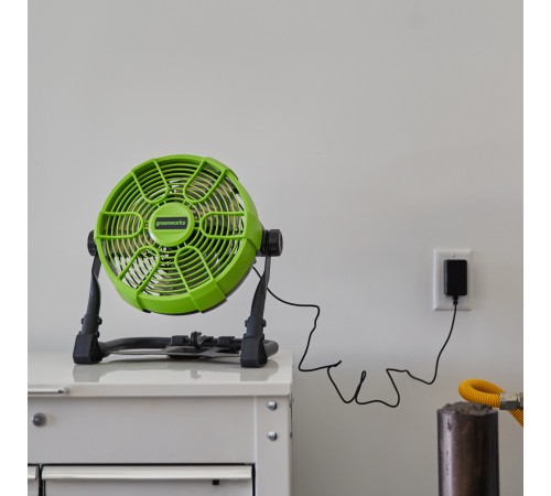 Вентилятор с гибридным питанием Greenworks G24FAN 24V (Без АКБ и ЗУ)
