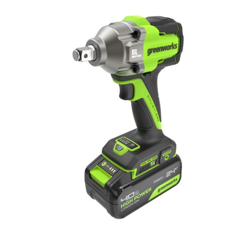Гайковерт ударный акк умуляторный  Greenworks 24V IW5500 (Без АКБ и ЗУ)