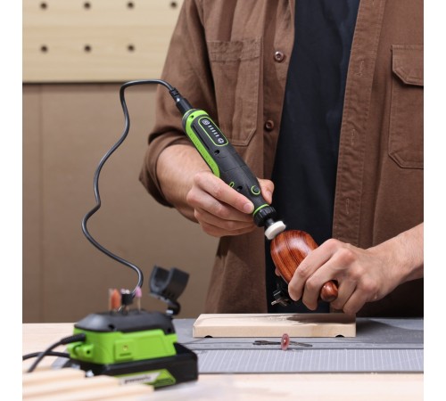 Гравер аккумуляторный Greenworks 24V G24RT (1хАКБ 2Ач и ЗУ)