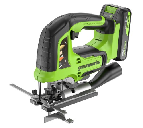Лобзик аккумуляторный Greenworks 24V GD24JS120 (1хАКБ 2Ач и ЗУ)