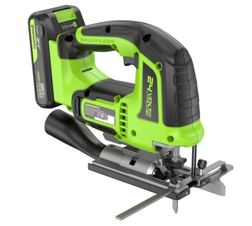 Лобзик аккумуляторный Greenworks 24V GD24JS120 (1хАКБ 2Ач и ЗУ)