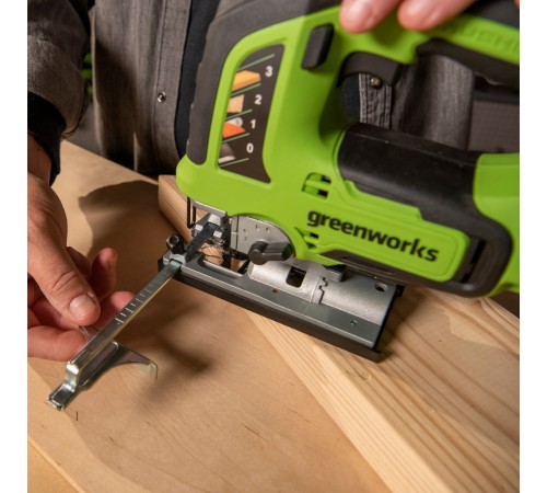 Лобзик аккумуляторный Greenworks 24V GD24JS120 (1хАКБ 2Ач и ЗУ)