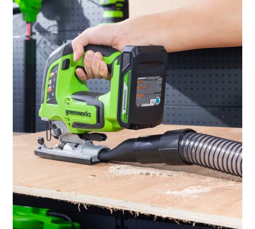 Лобзик аккумуляторный Greenworks 24V GD24JS120 (1хАКБ 2Ач и ЗУ)