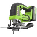 Лобзик аккумуляторный  Greenworks 24V GD24JS120 (1хАКБ 4Ач и ЗУ)