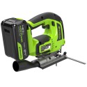 Лобзик аккумуляторный  Greenworks 24V GD24JS120 (1хАКБ 4Ач и ЗУ)