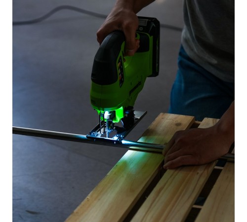 Лобзик аккумуляторный Greenworks 24V GD24JS90 (1хАКБ 2Ач и ЗУ)