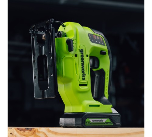 Лобзик аккумуляторный Greenworks 24V GD24JS90 (1хАКБ 4Ач и ЗУ)