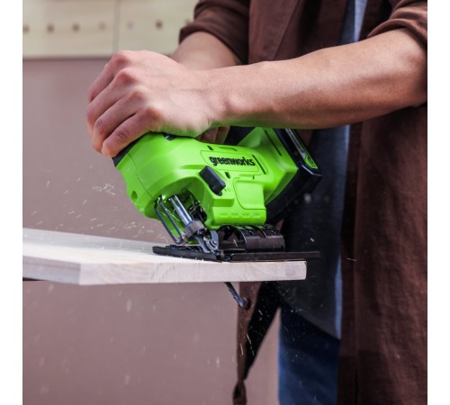 Лобзик аккумуляторный Greenworks 24V GD24JS90 (1хАКБ 4Ач и ЗУ)