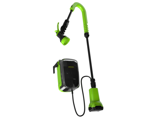 Насос аккумуляторный для полива из бочки Greenworks 24V G24SWP (1хАКБ 2Ач, ЗУ)