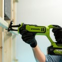Пила сабельная аккумуляторная Greenworks GPT-BLRS-1 24V  (1хАКБ 2Ач и ЗУ)
