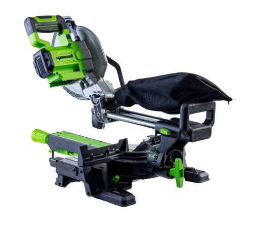 Торцовочная пила Greenworks GD24MS216 24V (1хАКБ 2Ач и ЗУ)