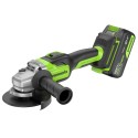 Угловая шлифовальная машина аккумуляторная  Greenworks 24V GD24AG (1хАКБ 5Ач и ЗУ)